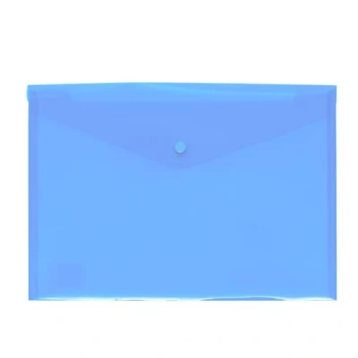 Image de Grafoplás Enveloppe plastique avec fermeture à clic Ecoplas Format folio Couleur lavande douce translucide 33,4 x 23,5 cm Parfait pour les documents scolaires, domestiques et de bureau A4