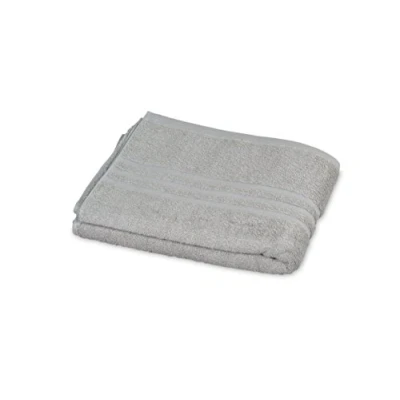 Image de Gözze Serviette de Sauna élégante, Sylt, 100% coton, Tissu base dense (440 g/m²), 70 x 200 cm Argenté