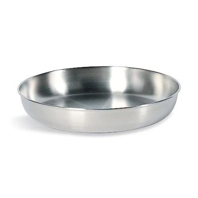 Image de Tatonka Picnic Plate Assiette Mixte, argenté, Ø 16,5 x 3 cm