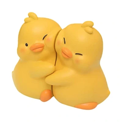 Image de Serre Livres Mignons, de Canard Dessin animé, Mignons d&#039;animal Canards étreignant des Forme pour la décoration Mignonne d&#039;étagère Gimocool