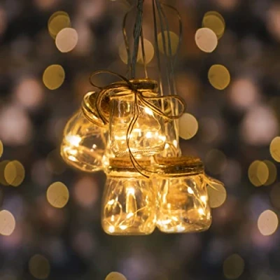 Image de DecoKing Guirlande lumineuse à 30 LED avec minuteur Blanc chaud