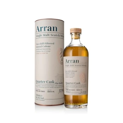 Image de Arran Quarter Cask The Bothy Whisky Single Malt Notes d&#039;Agrumes &amp; Vanille Origine : Écosse/Highlands 56,2 % Alcool 70 cl