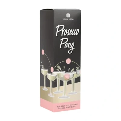 Image de Talking Tables Prosecco Pong Contenant 12 Coupes et 3 Balles, Papier, Multicolore, 15 Unité (Lot de 1)