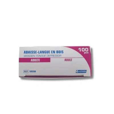 Image de Abaisse langues Adulte Euromedis Boite de 100