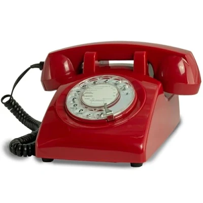 Image de Opis 60s Mobile: telephone vintage fixe gsm 2G rétro avec cadran rotatif Neuf