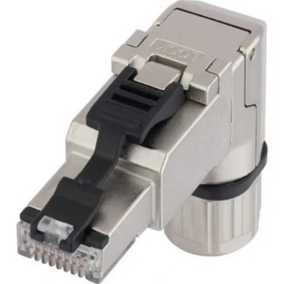 Image de Câble réseau Ethernet LAPP ED IE 90 6A B 20 FD FC Connecteur RJ45 coudé Convient jusqu&#039;à 10 Gbit/s