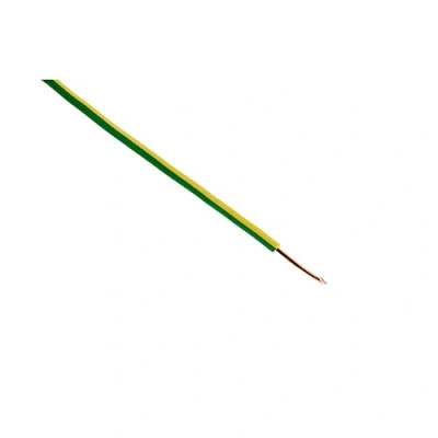 Image de Câble d&#039;alimentation électrique H07V U 2,5mm² jaune et vert 100m Zenitech