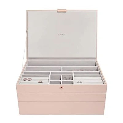 Image de Stackers Boîte à Bijoux géant en Rose pâle