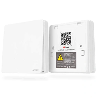 Image de Interrupteur sans fil d&#039;éclairage Set,Interrupteur mural pile pour l&#039;extérieur étanche IP67 cinétique Récepteur lampe Électro 2200W (interrupteur simple)