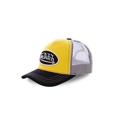 Image de Casquette Homme &amp; Femme Ajustable, Trucker, Doux, Toutes les Saisons et Durable, Jaune, Noir, Blanc, Taille TU