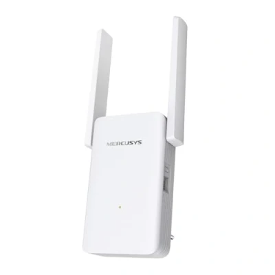 Image de MERCUSYS Répéteur WiFi 6 ME70X, Amplificateur Bi bande AX1800 Mbps, Extender WiFi, Deux antennes à gain élevé réglables, 1 Port Ethernet Gigabit, Compatible avec toutes les box internet