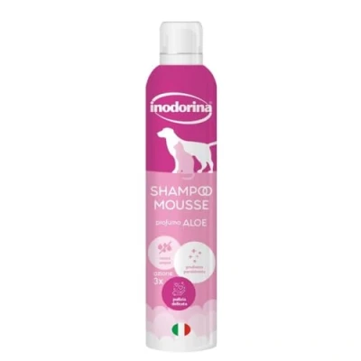 Image de INODORINA Inodorine Shampooing de Mousse Lavage à Sec Aloe Vera 300 ML