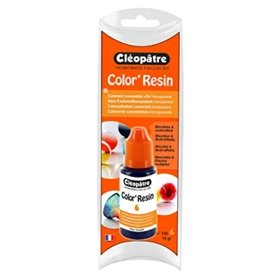 Image de Cléopâtre COL15 15 Color&#039;Resin Colorant Résine Orange 15g 2.5 x 8 cm