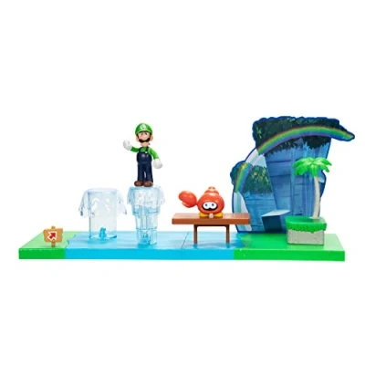 Image de Jakks Pacific Nintendo Mario 2 1/2&quot; Sparkling Waters Playset CS (Net)