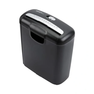 Image de Genie Destructeur de documents 240 S, jusqu&#039;à 6 feuilles, coupe en bandes (niveau sécurité P 2), avec broyeur cartes crédit, corbeille à papier Noir