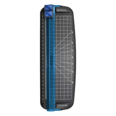 Image de Westcott 15804 Tondeuse multifonction avec 2 lames de coupe, longueur coupe 30 cm, noir/bleu