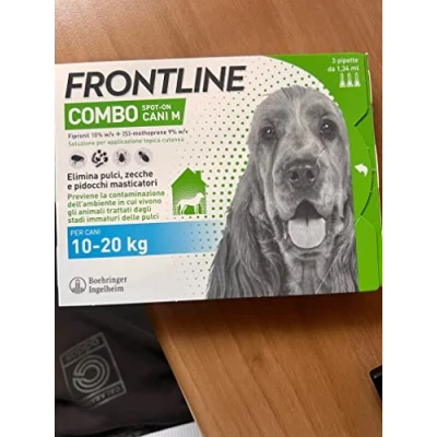 Image de Frontline Combo Spot On pour les chiens 10 20Kg 3 Pipettes