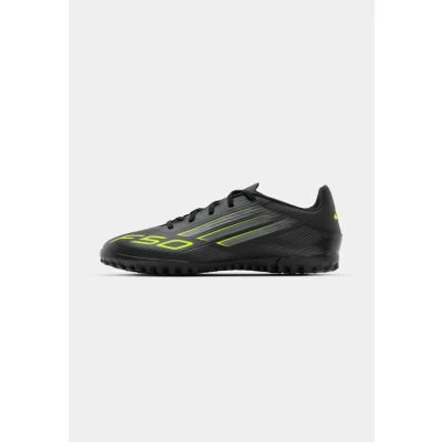 Image de adidas Performance F50 CLUB TF Chaussures de foot multicrampons, Homme, Taille: 46 2/3, Core black/iron metallic/lucid lemon Matière synthétique
