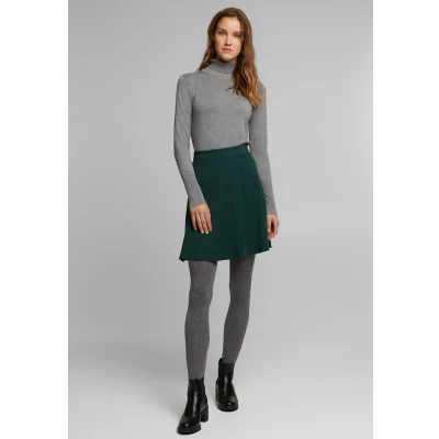 Image de Esprit Plain UNI Collants, Femme, Taille: 40 42, Light grey melange
