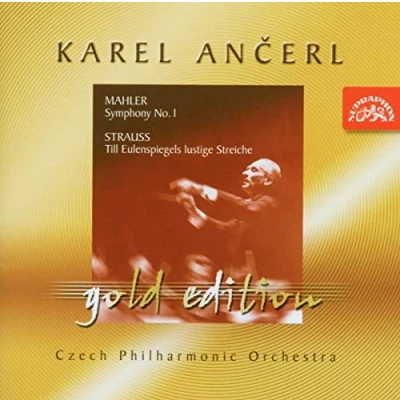 Image de Gustav Mahler : Symphonie n 1 Richard Strauss Les Joyeuses Equipées de Till l&#039;Espiègle, poème symphonique, Op. 28 / Orchestre Philharmonique Tchèque, dir. Karel Ancerl