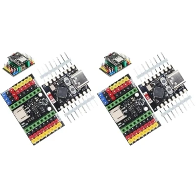 Image de TECNOULAB 2 Ensemble de Cartes développement ESP32 C3 et Carte d&#039;extension Supermini WiFi BT