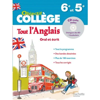 Image de OBJECTIF COLLEGE Tout l&#039;Anglais 6e 5e Livre d’occasion Correct