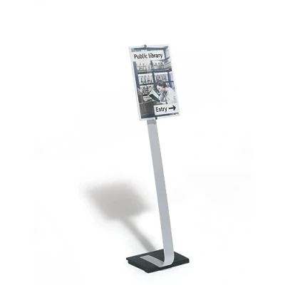 Image de Durable 481923 Support de présentation Crystal Sign Stand A3, pour format portrait et paysage