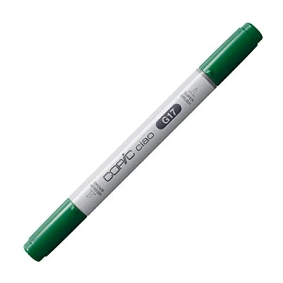 Image de COPIC Ciao G17, Forest Green, marqueur jumelé avec une pointe moyenne et pinceau