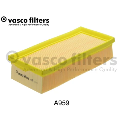 Image de DAVID VASCO A959 Filtre à air 58 117 251 rectangulaire Cartouche filtrante MITSUBISHI: Colt 6, VI CZC Cabriolet, SMART: Forfour I