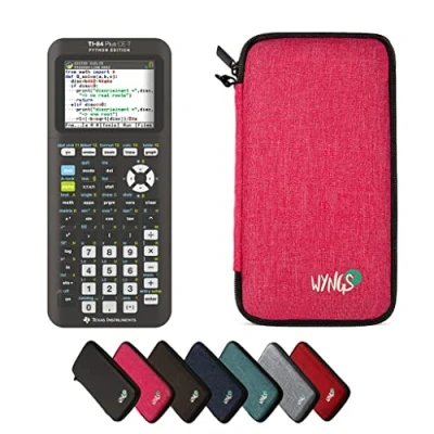 Image de CALCUSO Ensemble de Base Rose avec Calculatrice Graphique TI 84 Plus CE T Python Edition
