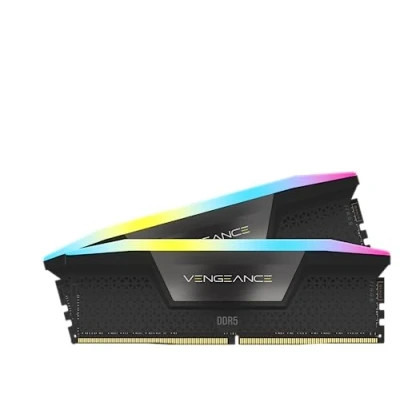 Image de CORSAIR Vengeance RGB DDR5 RAM 96GB (2x48GB) 6800MHz CL40 Mémoire Informatique Compatible Intel XMP iCUE Noir (CMH96GX5M2B6800C40)