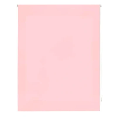 Image de INTERBLIND Store Enrouleur translucide uni de qualité supérieure 140 x 175 cm Rose Premium fenêtres 137 170
