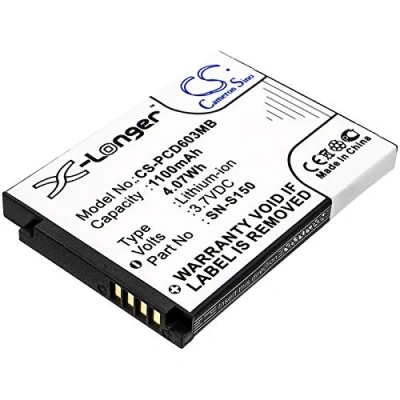 Image de TECHTEK Batteries 1100mAh Compatible avec [Philips] SCD 603/00, 603H, SCD603, SCD603/10, SCD603/20 remplace 20600002300, 996510061843, N S150, SN S150 FBA