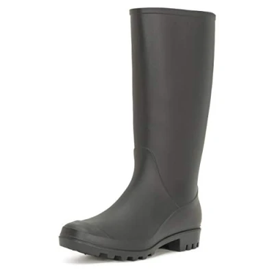 Image de Polar Boot Femmes Taille Originale Boue Hiver Neige Imperméable Pluie Wellingtons Bottes Noir UK7/EU40 BL0276