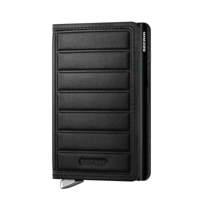Image de Secrid Slimwallet Emboss Lines Black Gravure gratuite