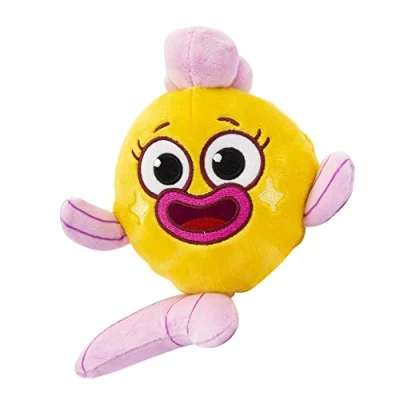 Image de Giochi Preziosi Baby Shark Big Show Peluche Jaune et Rose en Forme de Poisson nom Goldie 20 cm ; pour Les Enfants à partir 2 Ans, BAH16500