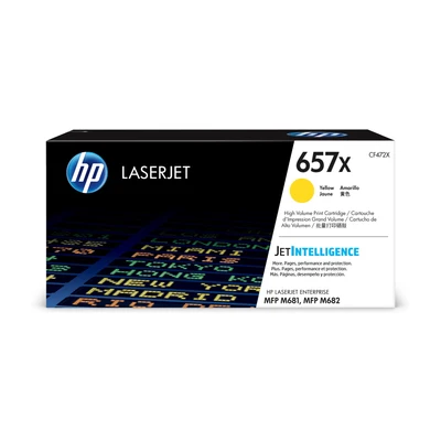 Image de HP 657X (CF472X) Jaune Toner Grande capacité