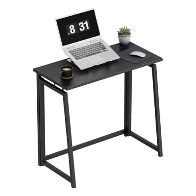 Image de Bureau pliant MARK ADLER Leader 1.5 Noir Compact, Portable, Idéal pour petits espaces et télétravail, Ergonomique