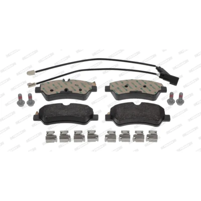 Image de FERODO FVR5076 Jeu de plaquettes frein contact signal d&#039;usure inclus avec accessoires FORD: Transit V363 Van