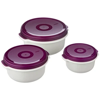 Image de Emsa Micro family microset 3 boîtes alimentaire mûre 0,5 l / 1,0 1,5 l. 508455