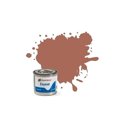 Image de AB Gee Humbrol 14ml No. 1 Tinlet Enamel Paint 113 (Rust Matt)