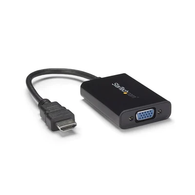 Image de StarTech.com Câble adaptateur / Convertisseur HDMI vers VGA avec audio Mâle Femelle Noir Neuf