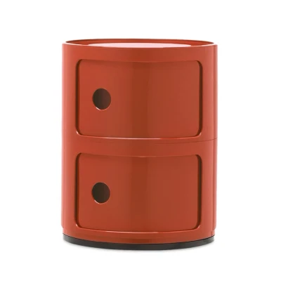 Image de Kartell Componibili 2 Table D&#039;appoint Orange