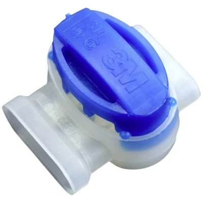 Image de 3 M Scotch 314 Lok humidité geschützter maximum 0,5 mm² à 1,5 mm², connecteurs, Plastique, bleu (Lot de 50)