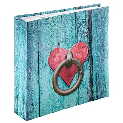 Image de Hama album photo traditionnel &quot;Rustico&quot; (album mémo, de 22,5 x cm, 100 pages blanches, 200 photos au format 10x15, idéal pour le scrapbooking, insertion des photos) Door Knocker
