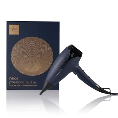 Image de GHD Helios Seche Cheveux (Bleu) Séchage Puissant Rapide, Réduction Frisottis, 30% Brillance en plus Tous Types 2200 Watts 3 Températures