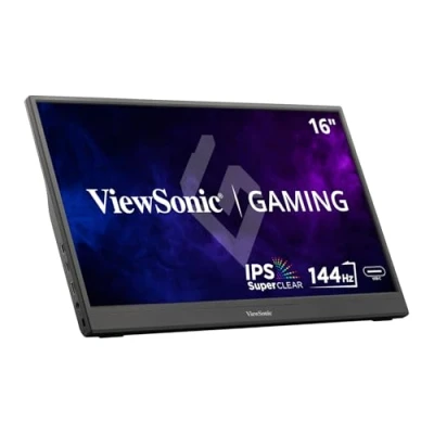 Image de Viewsonic VX1654 téléviseur et Moniteur portables portable Noir 39,6 cm (15.6 ) LED 1920 x 1080 pixels Neuf