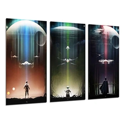 Image de Réf. 26249 Star Wars Darth Vader Impression sur bois Format XXL 97 x 62 cm