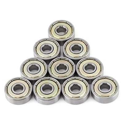 Image de Akozon Roulement à Billes 10 Pcs Métal Blindé Durable Multi Usage Acier Au Carbone Miniature 626ZZ de Roulements (6x19x6mm)