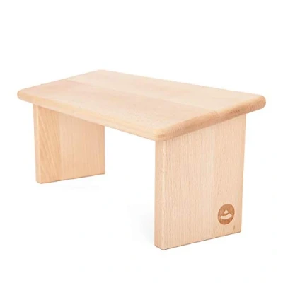 Image de Bodhi Banc de méditation Lhassa en Bois (hêtre) Tabouret Yoga Siège pour la Profonde Variante : Standard hêtre huilé